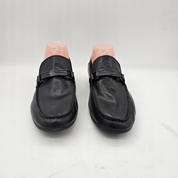 Steve Madden Palmir Mens Black Leather Bit Hardware Slip On Loafer Size 7 - Picture 3 of 11